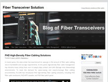 Tablet Screenshot of fiber-optic-transceiver-module.com